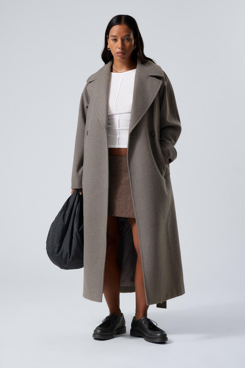 Emilia | Langer Wollmantel im Oversize-Stil