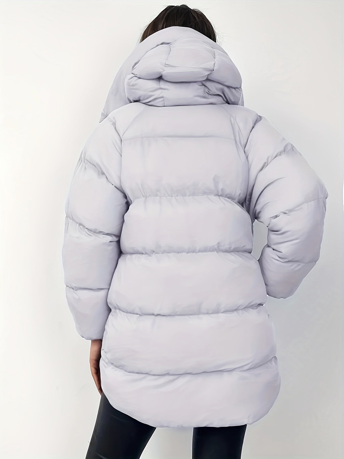 Evelynn | Elegante Puffer-Winterjacke mit Kapuze für Frauen