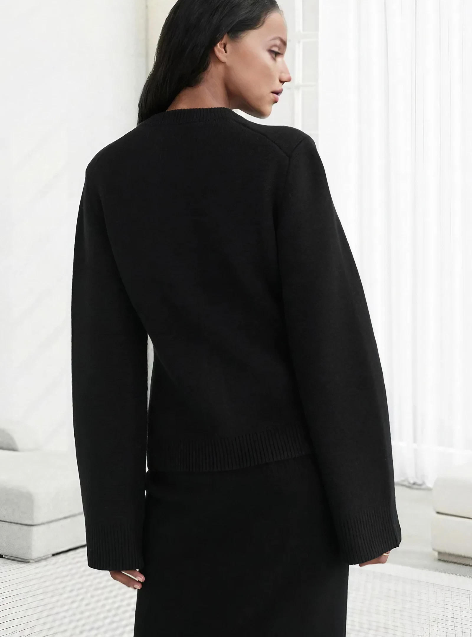 Ashley Weicher Knopf-Cardigan