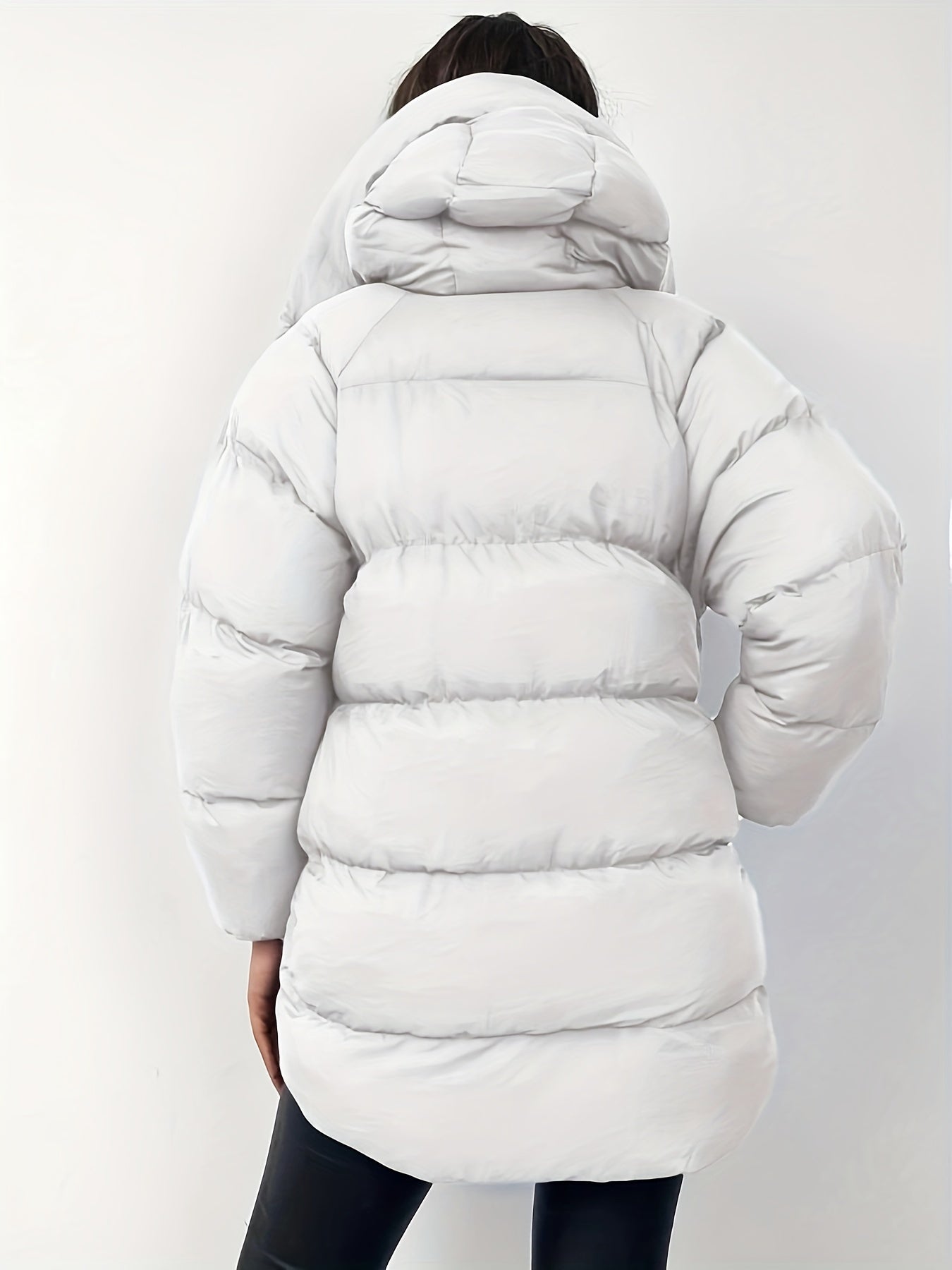 Evelynn | Elegante Puffer-Winterjacke mit Kapuze für Frauen
