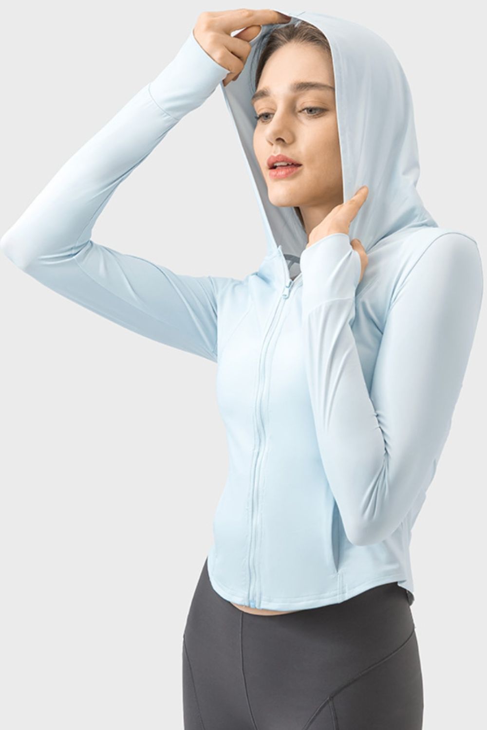 Trinelle | Funktionelle Trainingsjacke mit Kapuze
