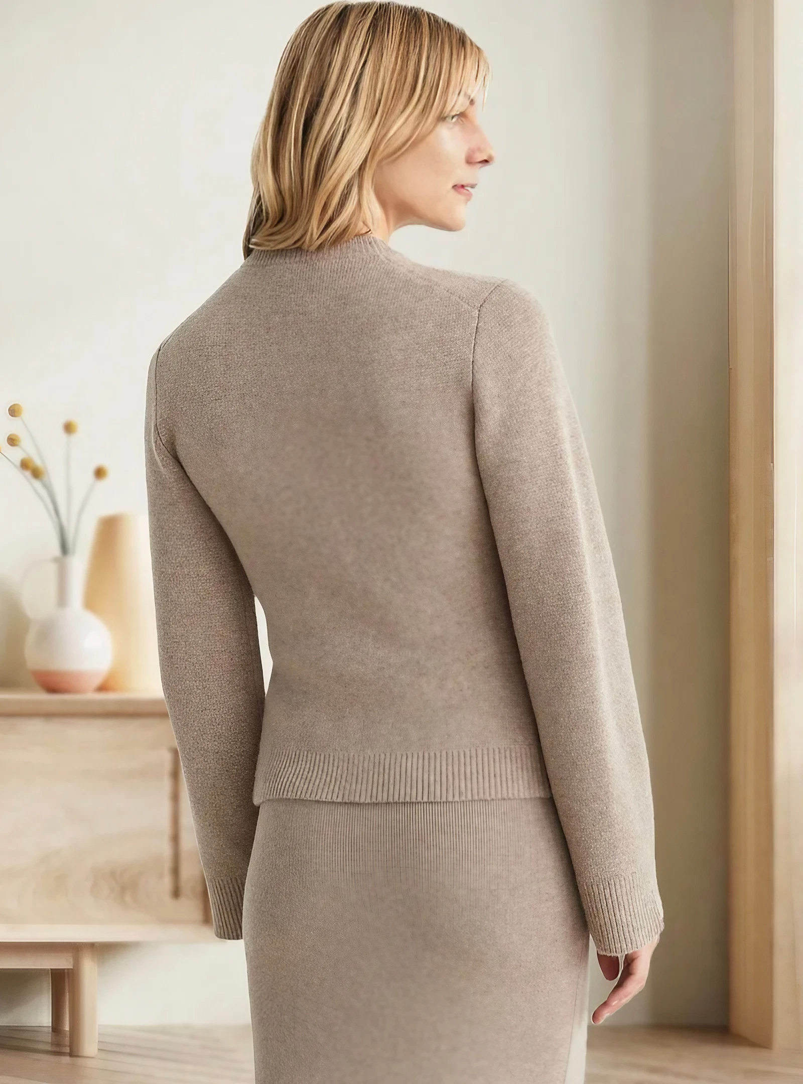 Ashley Weicher Knopf-Cardigan