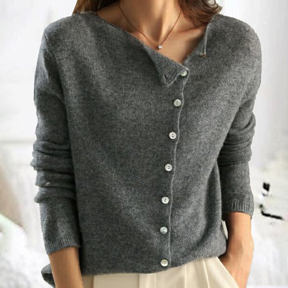 Knopfstrickjacke für Damen