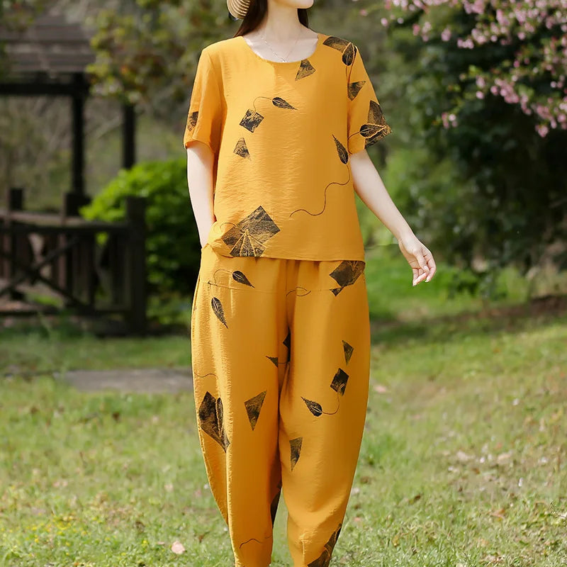 Izolda - Stilvolles und bequemes Set mit Druck