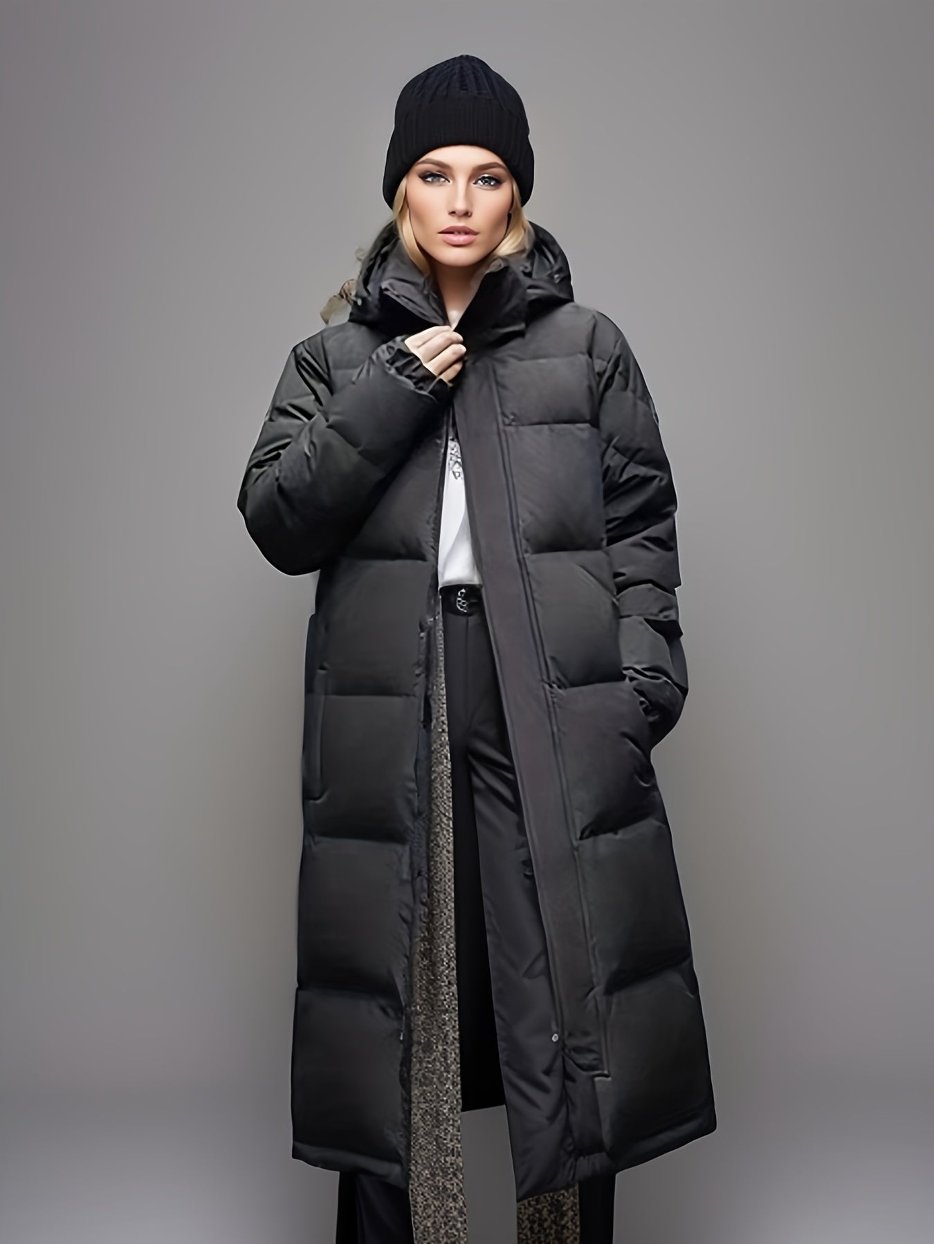 Annalise | Stilvolle lange Winter-Daunenjacke für Damen