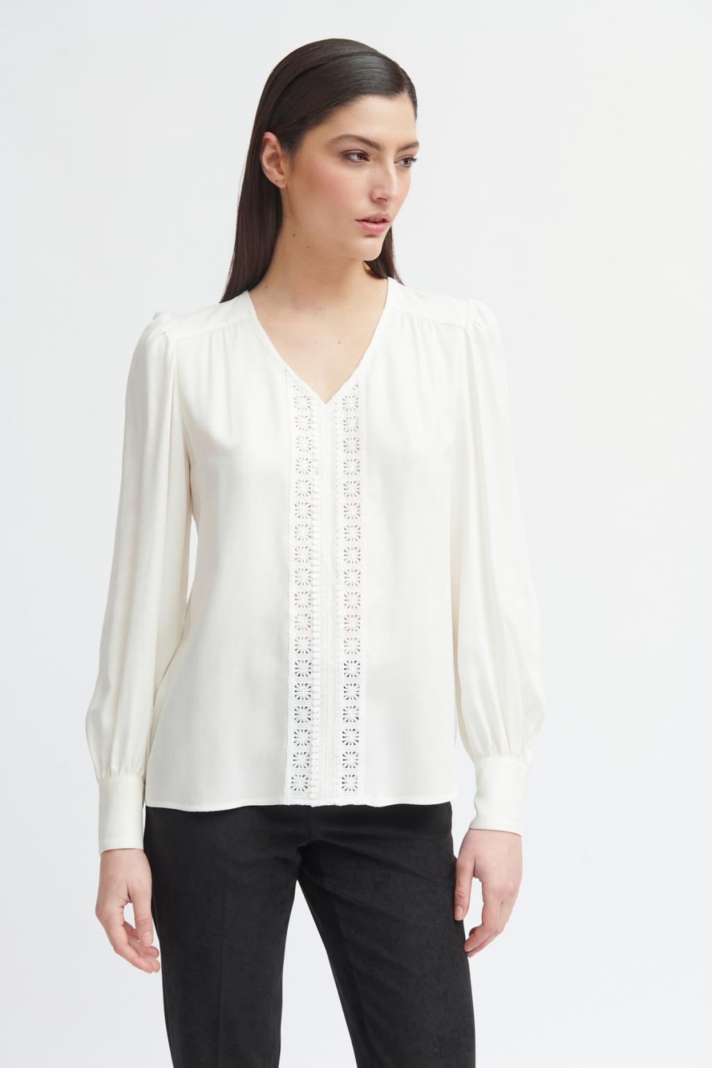 Alarice | Elegante natürliche Bluse