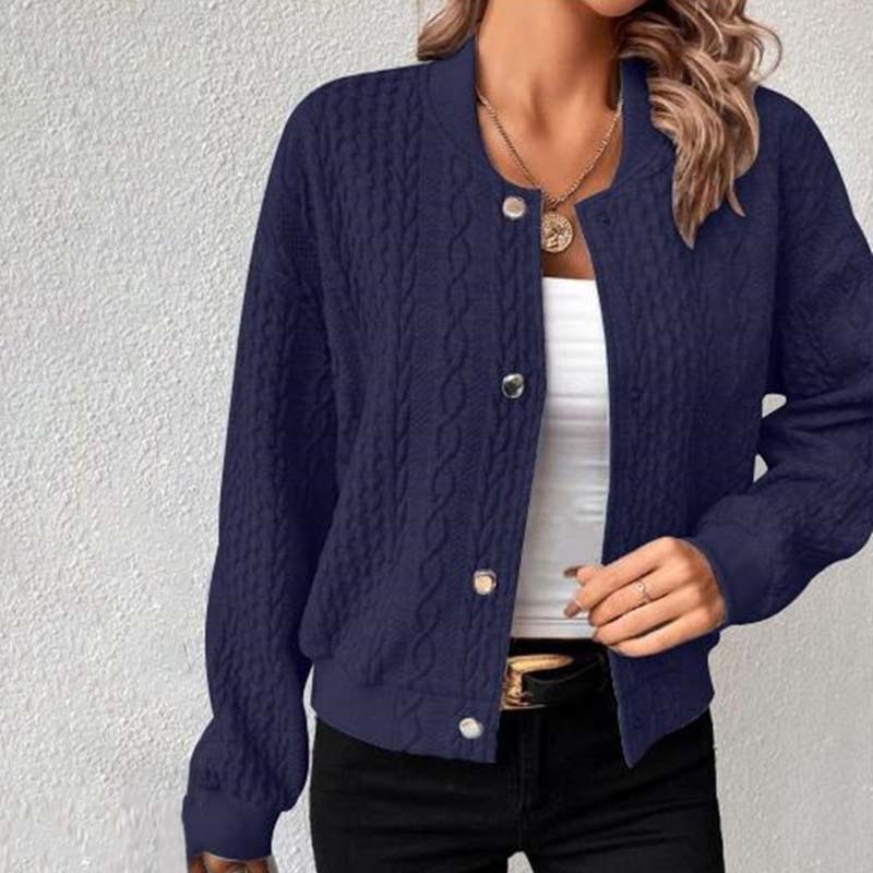 Jacqui-Lässiger Strick-Cardigan