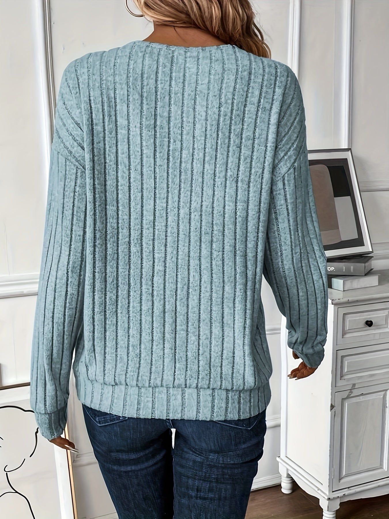Diane – Gemütlicher und Stilvoller Lässiger Langarm-Pullover für Damen