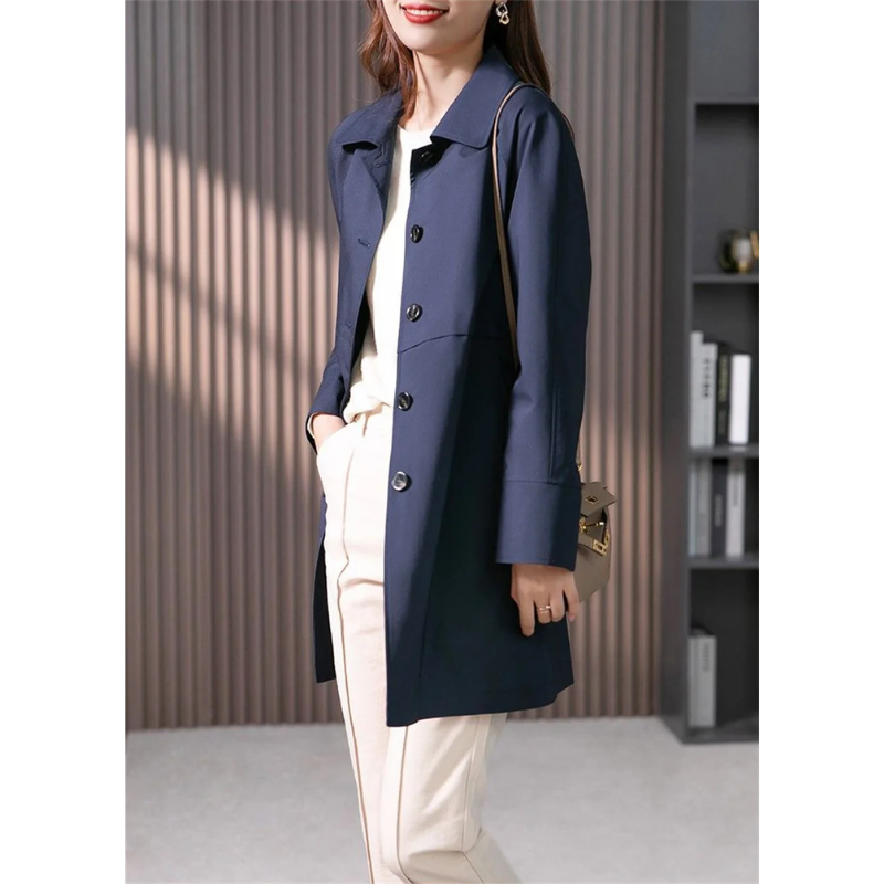 Joricel – Stilvoller Kurzer Trenchcoat mit Ein-Knopf-Verschluss für Damen