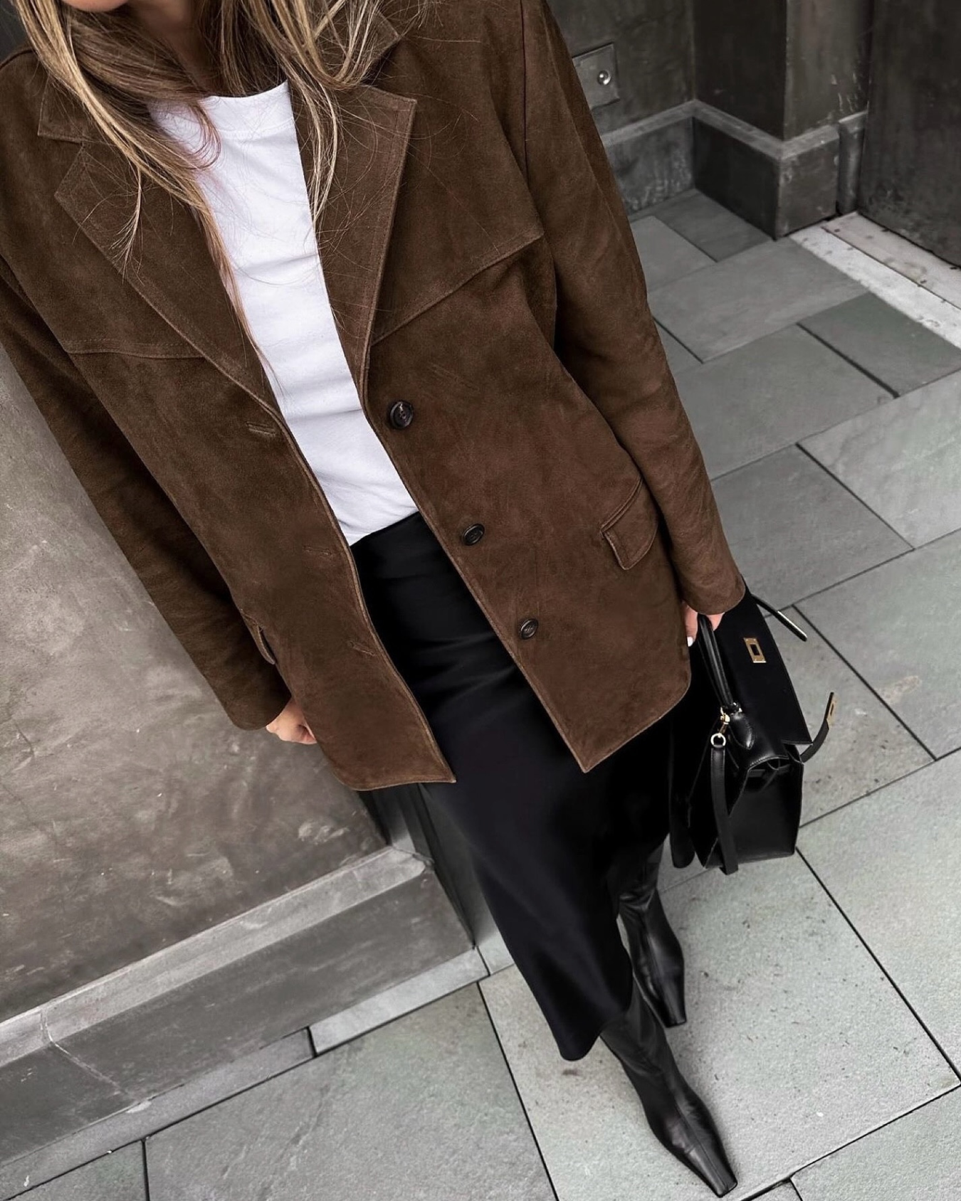 Vintage Wildlederblazer für Damen