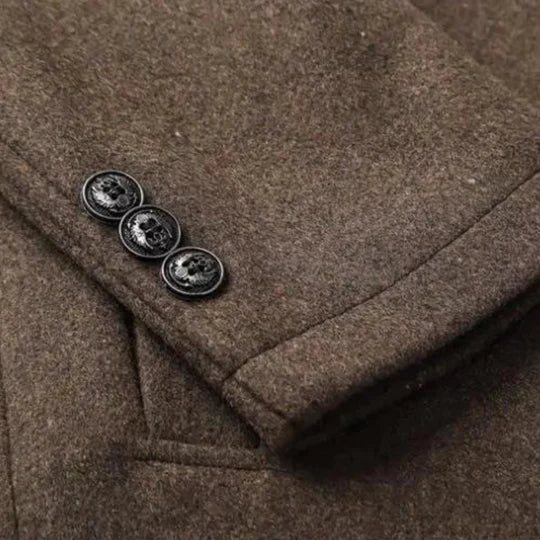 Liesel-Dicker Trenchcoat aus Wolle