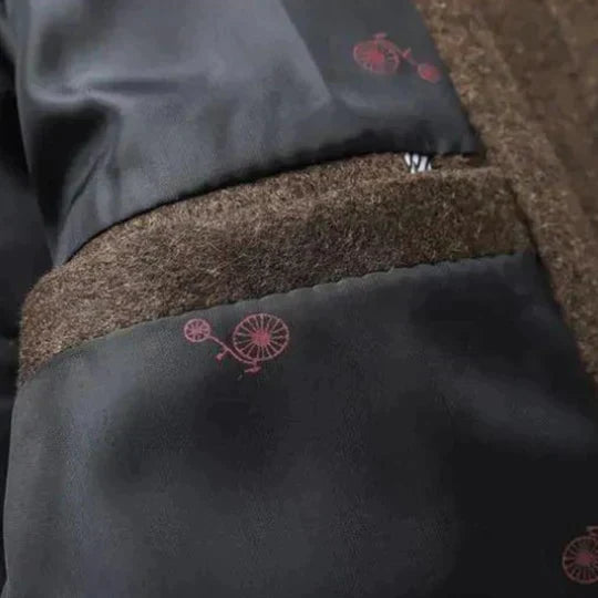 Liesel-Dicker Trenchcoat aus Wolle