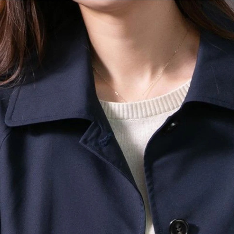 Joricel – Stilvoller Kurzer Trenchcoat mit Ein-Knopf-Verschluss für Damen