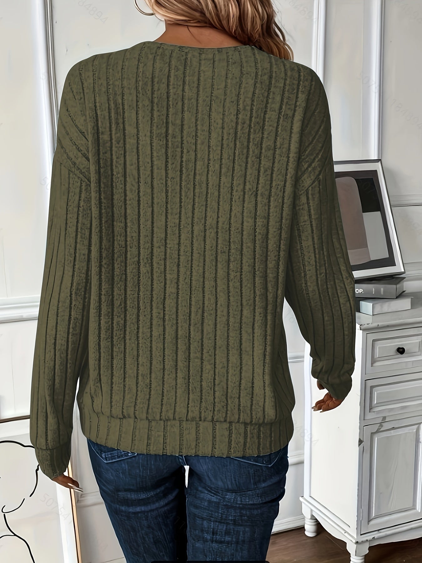 Diane – Gemütlicher und Stilvoller Lässiger Langarm-Pullover für Damen