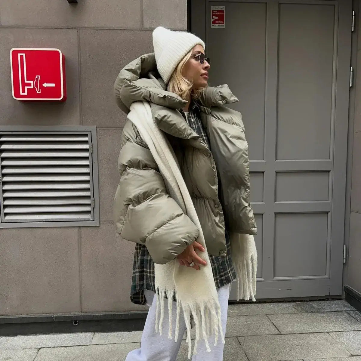 Nefeli | Steppjacke mit Kapuze