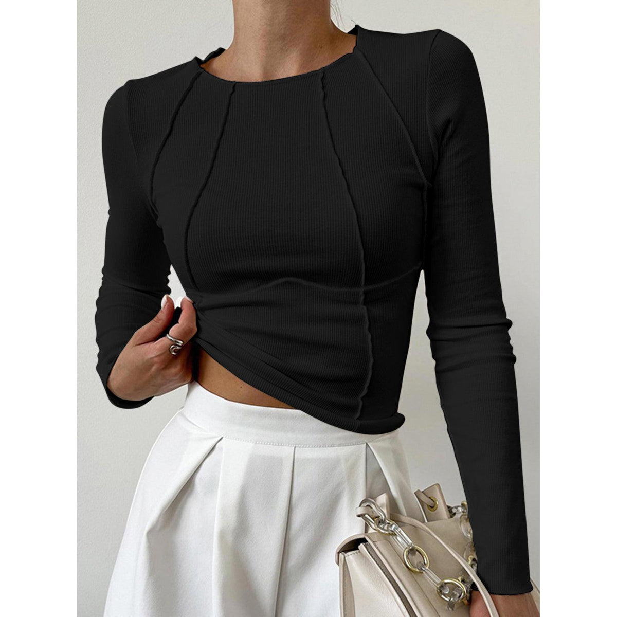 Stylischer Langärmeliger Pullover für Damen