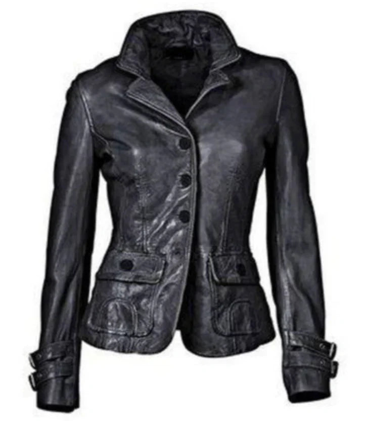 Glorias - elegante premium-lederjacke für damen