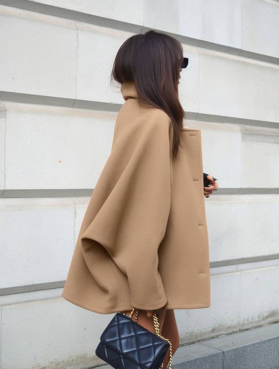 Geua | Frau elegante lässige übergroße Jacke