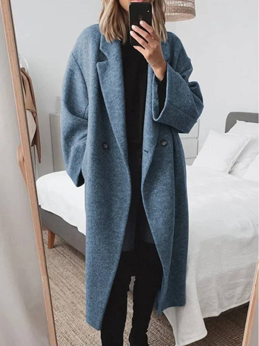 Hella | Frau elegante lässige weite Jacke