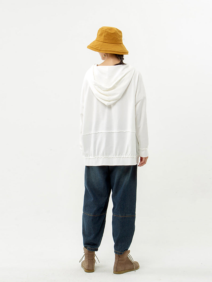 Darshana | Sweatshirt mit Kapuze aus Baumwolle für den Frühling