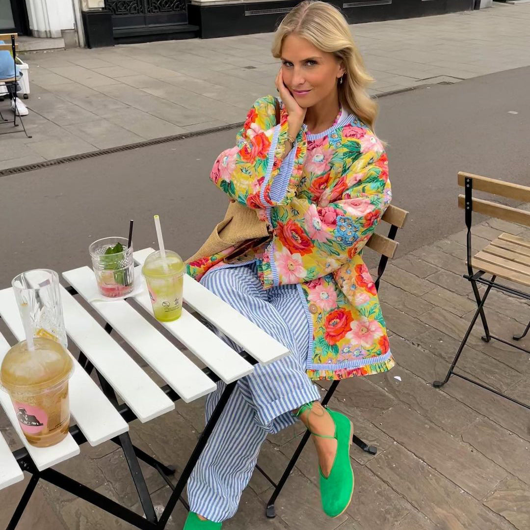 Isolde - Modische Bedruckte Jacke