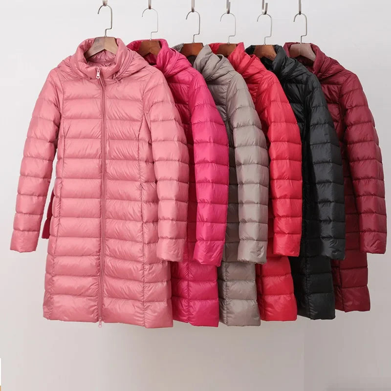 Helena – Leichte Damen-Winterjacke mit Abnehmbarer Kapuze