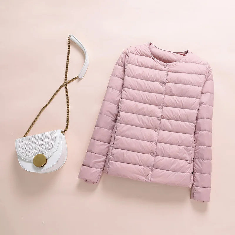 Chiara-Ultraleichte Daunenjacke für Damen