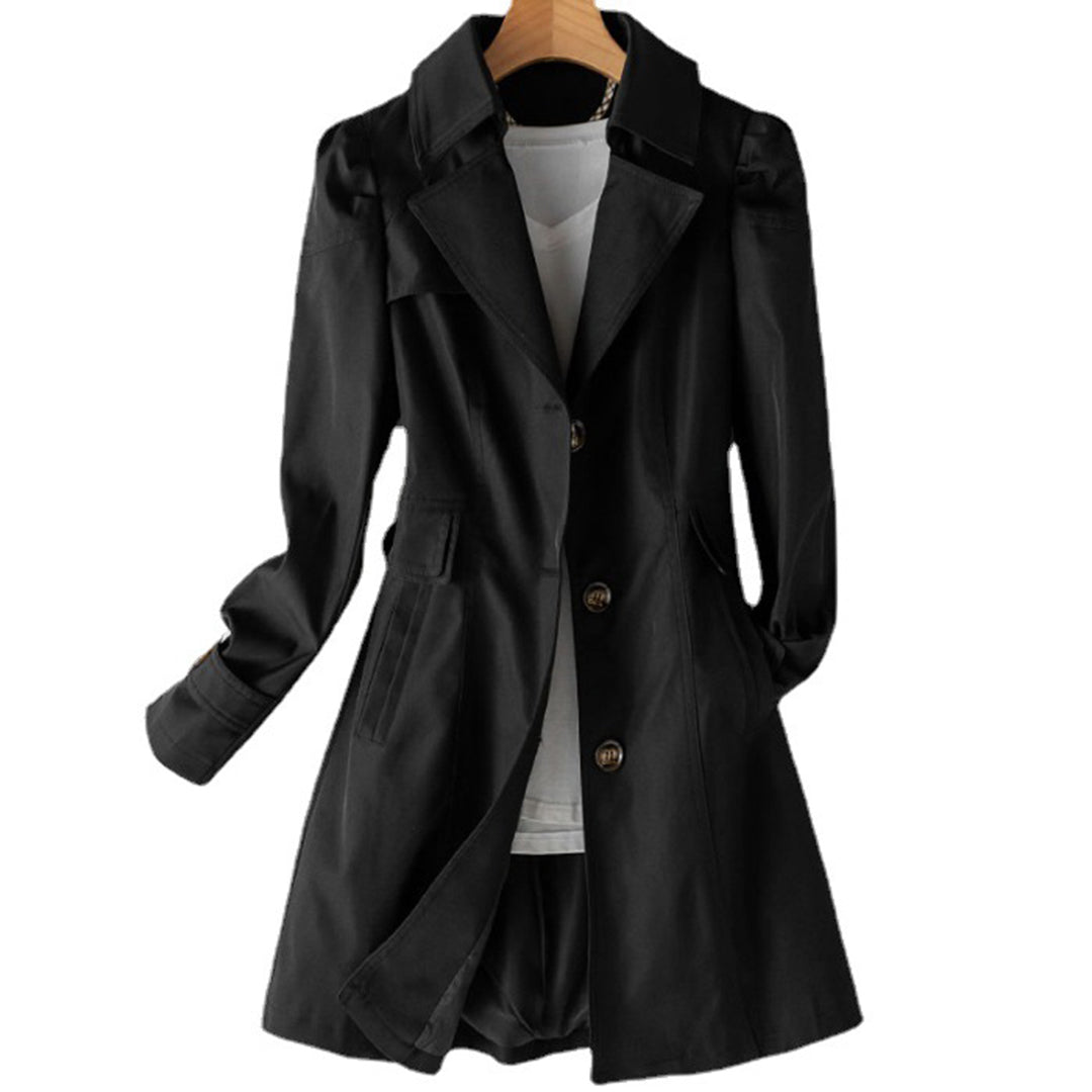Alexa - Stilvoller und Bequemer Langer Windbreaker für Frauen