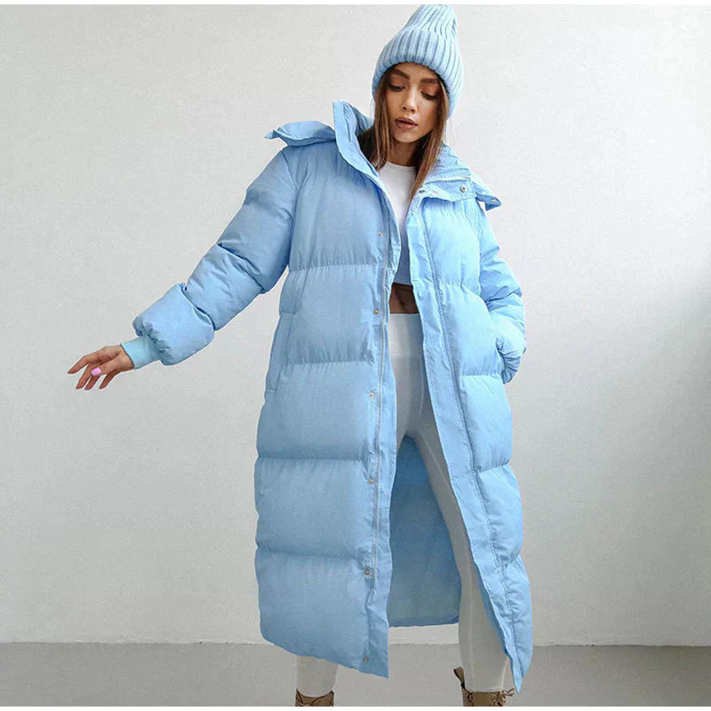 Dian | Lange, warme und stilvolle Daunenjacke für Damen