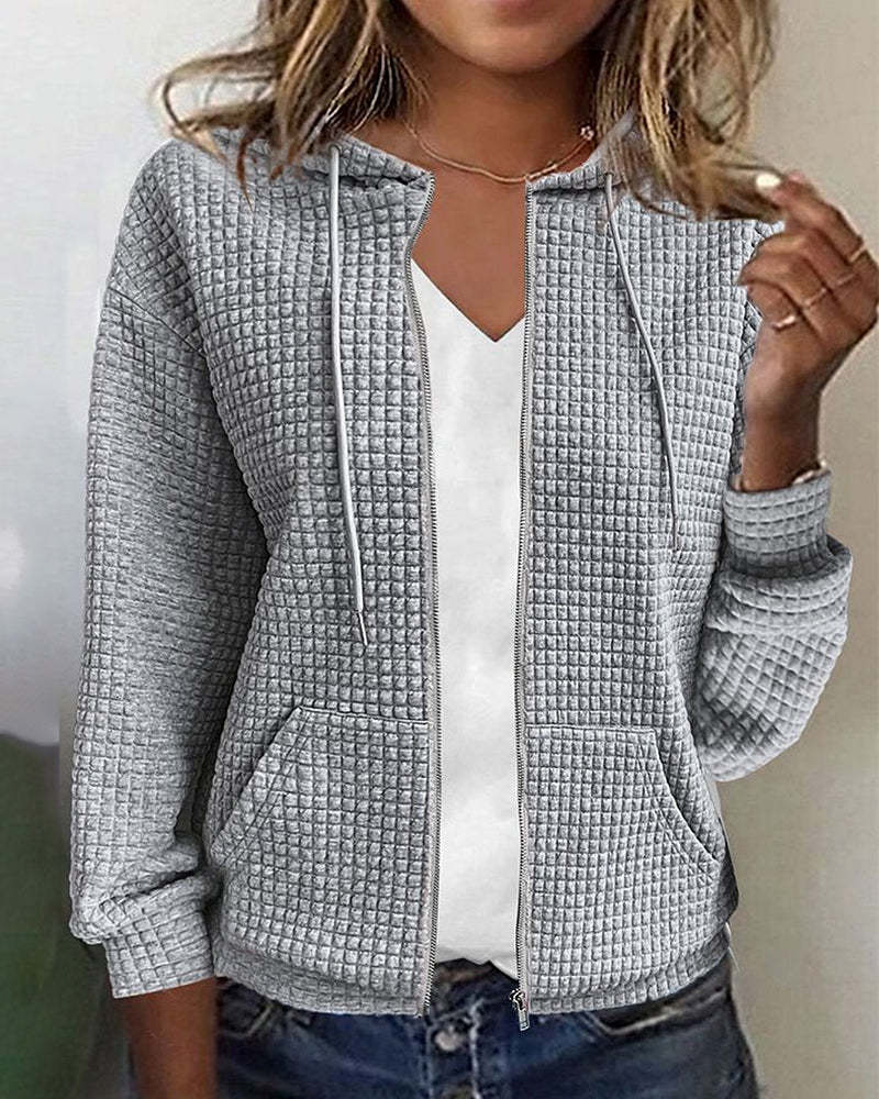 Ludivine- Lässige Jacke mit Tasche