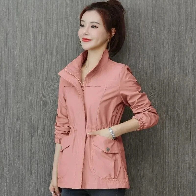 Amara - Damen Trenchcoat Uni