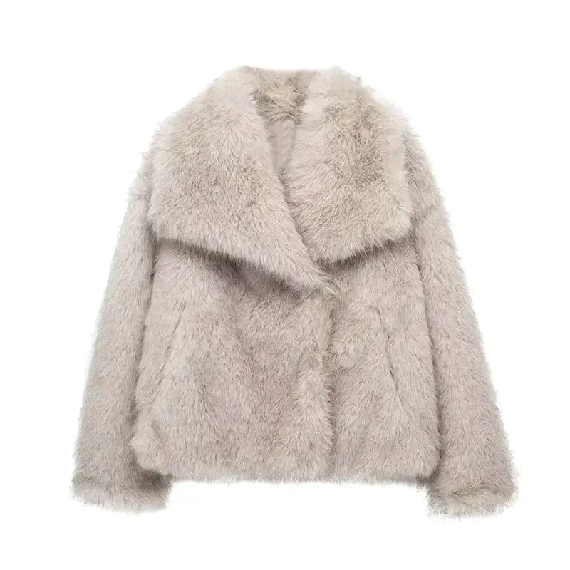 Bellamy | Luxuriöse Kunstpelz-Jacke