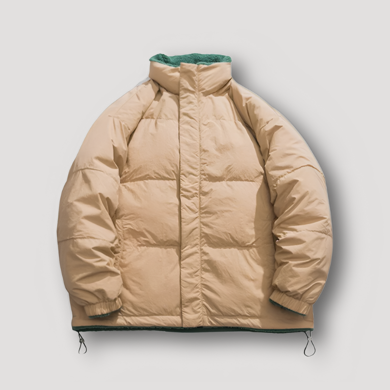 Nino - Wendemantel aus Sherpa Fleece
