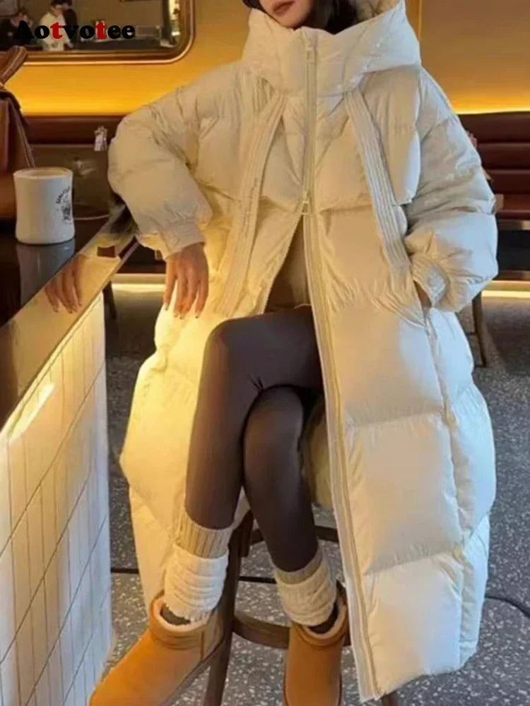 Viola - Warme Damen-Winterjacke in Übergröße