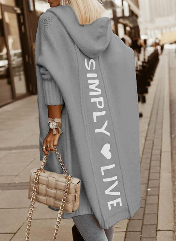 Gustl-Lange Strickjacke