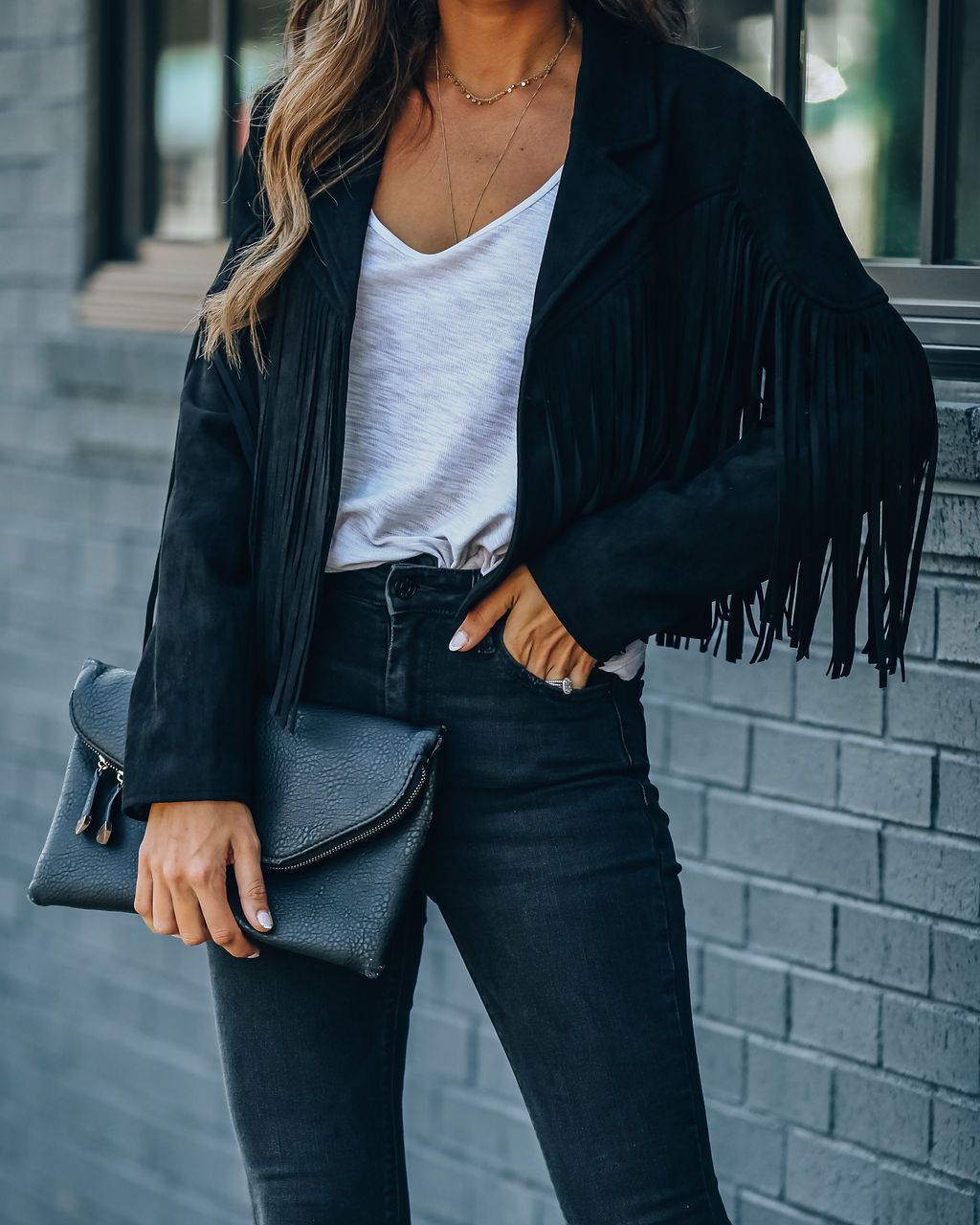 Becka – Bohemian Herbst-Fransenmantel für Damen