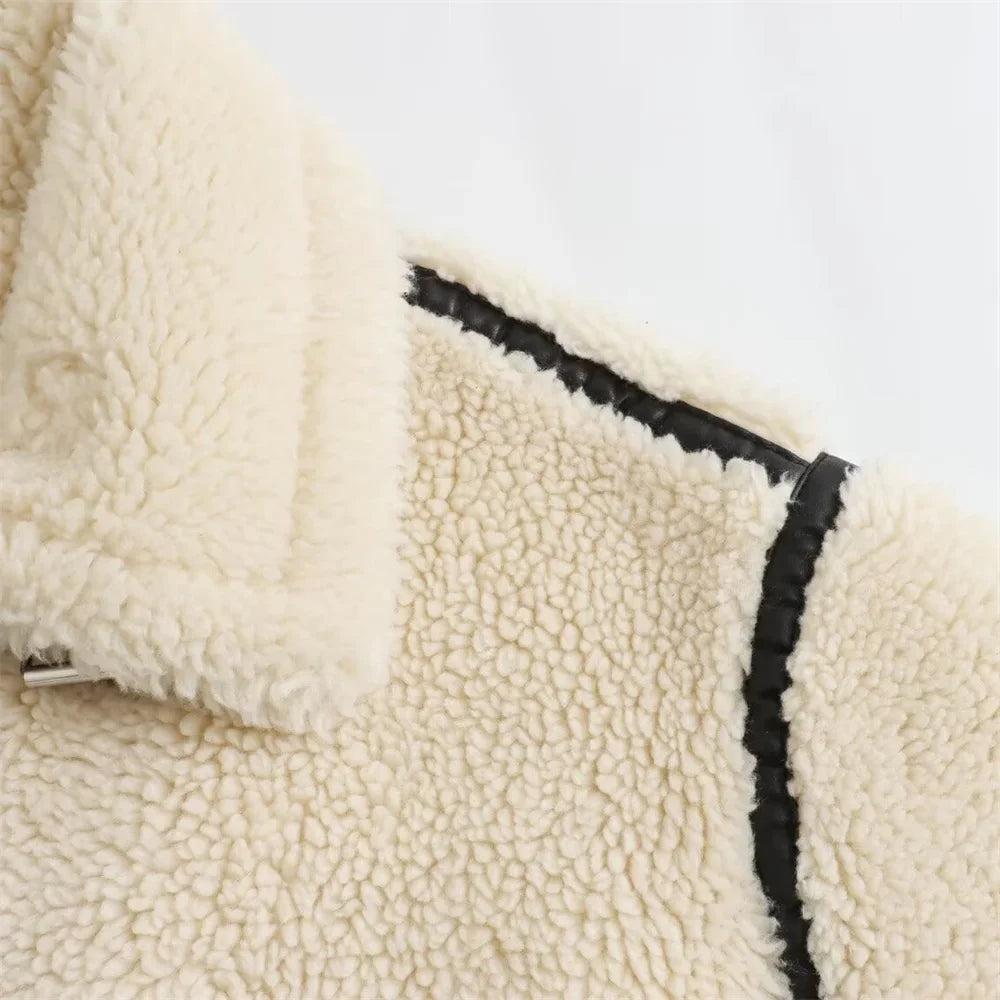 Howlan– Damenjacke mit Kunstfelleffekt für Herbst und Winter