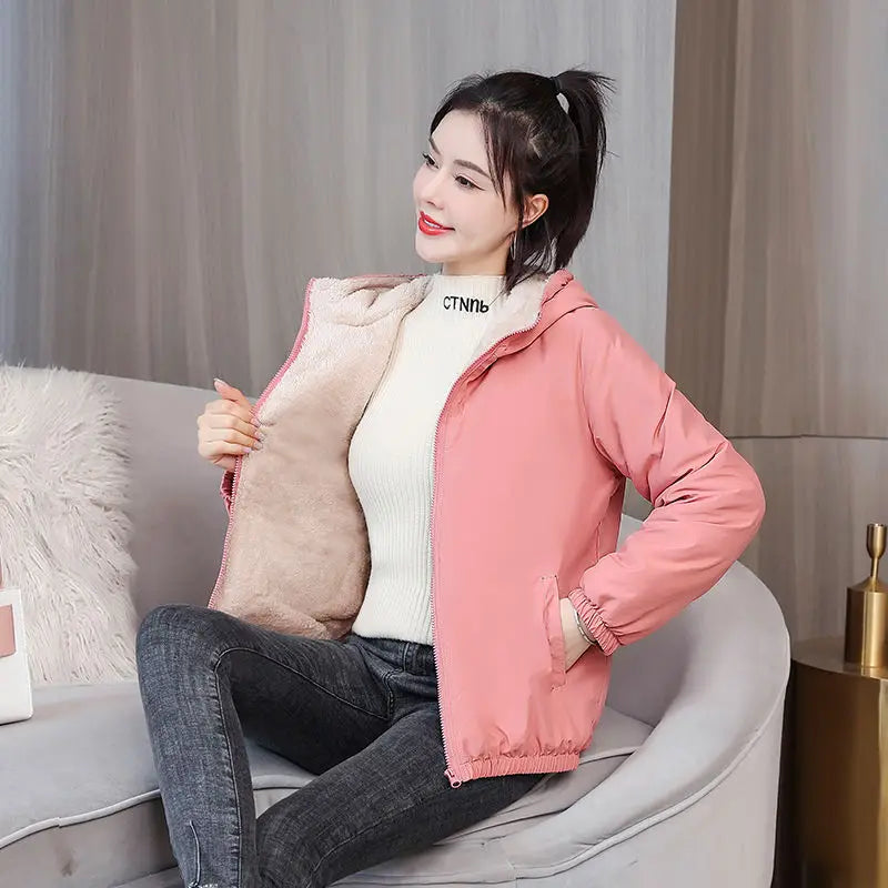 Emma - Warme mit Fleece Gefütterte Jacke für Frauen