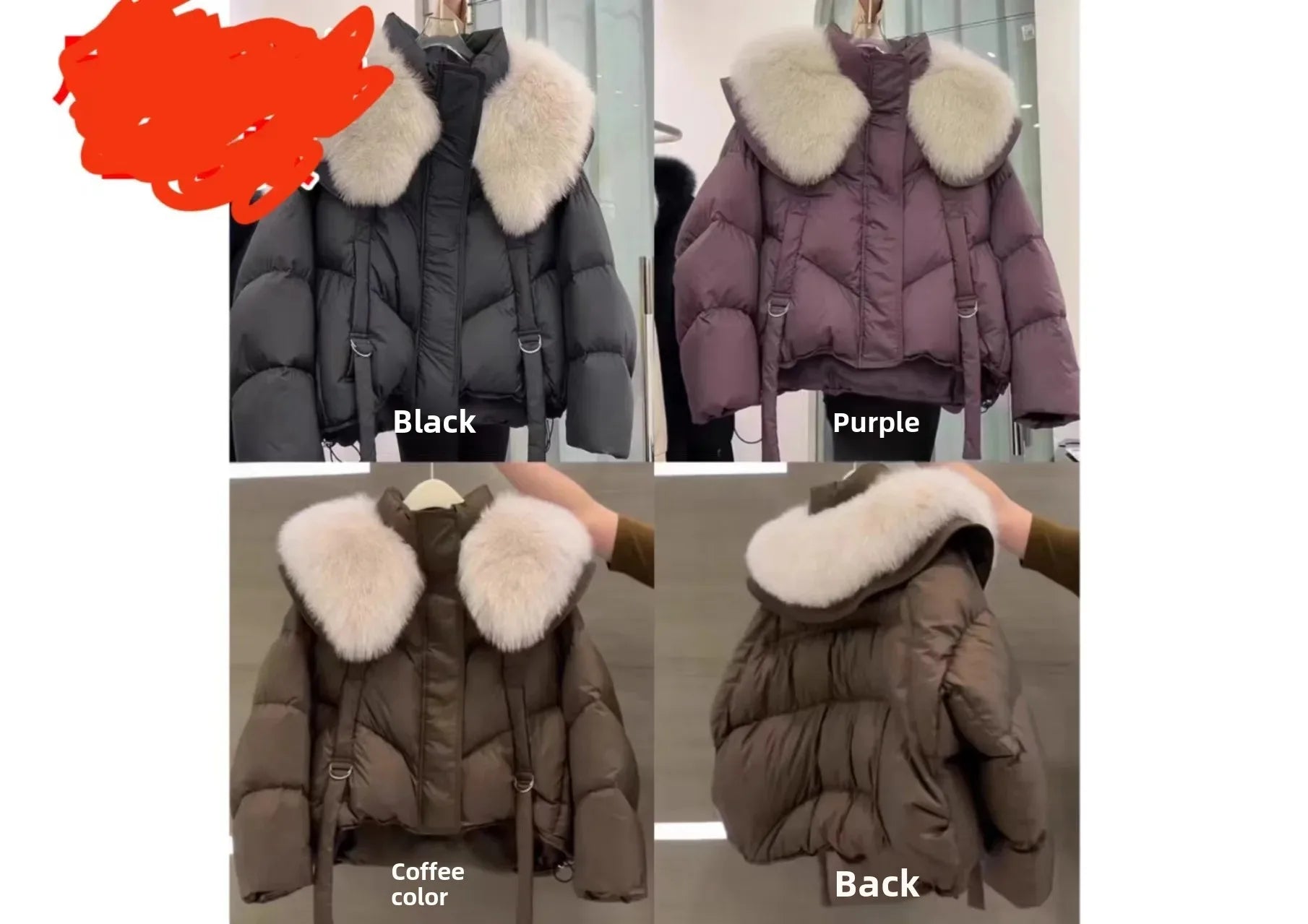 Rohina-Warmer Wintermantel Damen