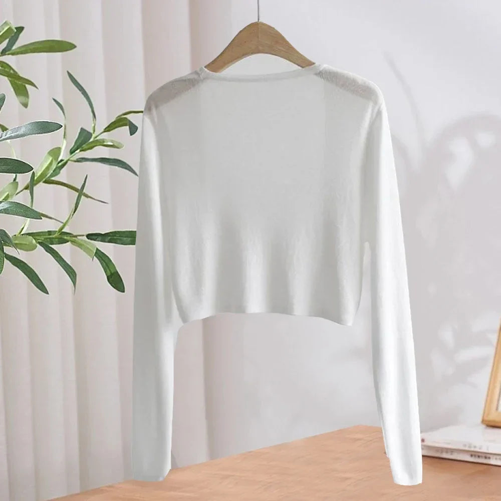 Arden– Sonnencreme Strickjacke für Damen