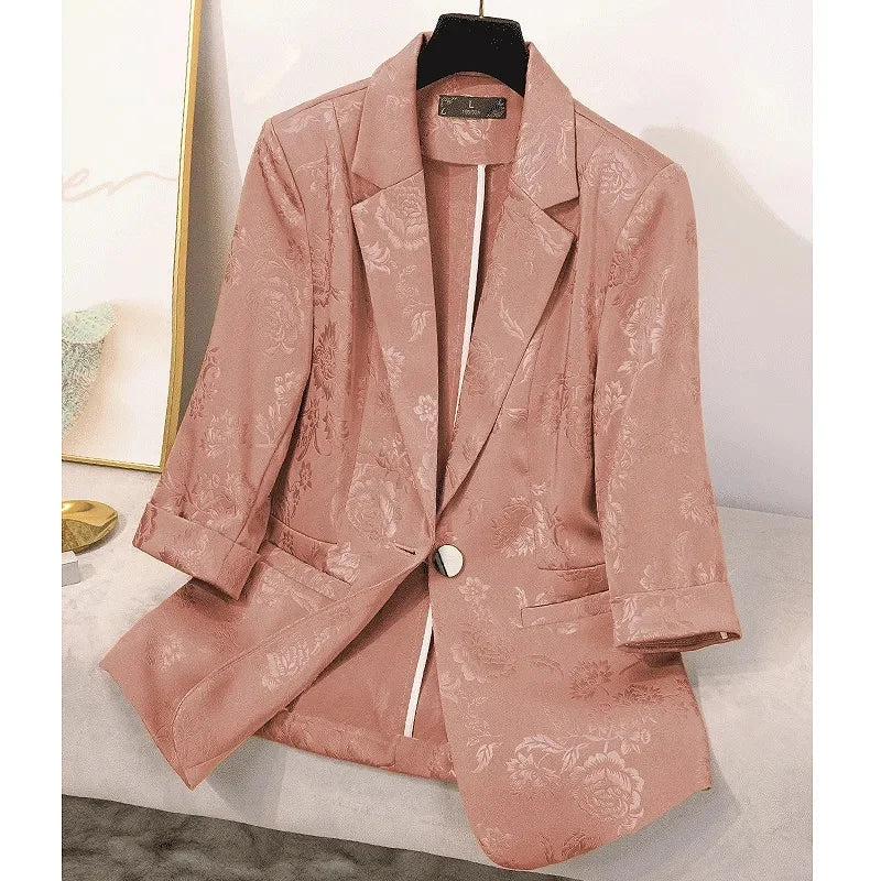 Ryann– Damenjacke mit Dreiviertelärmel und stilvollem Design