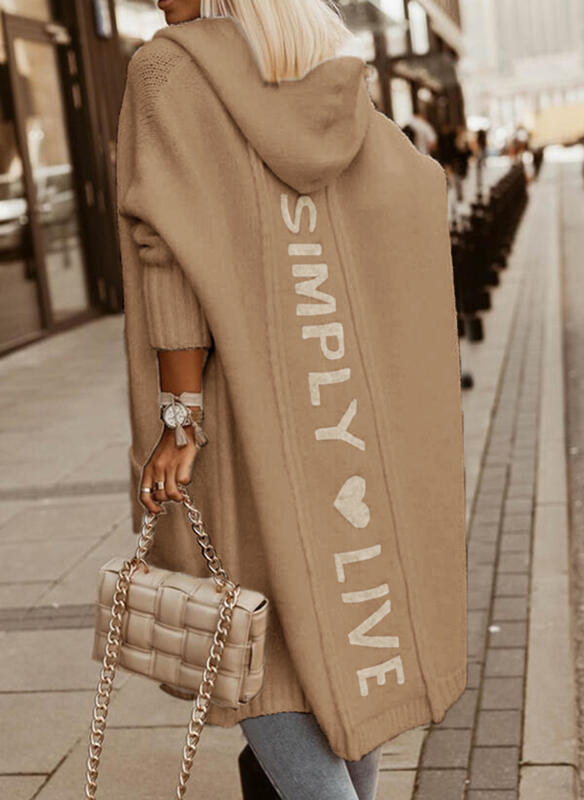 Gustl-Lange Strickjacke