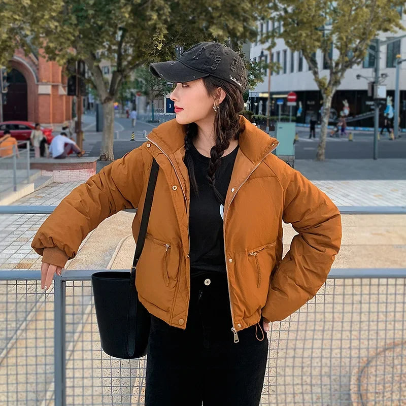 Emma – Kurze Damen-Winterjacke mit Reißverschluss