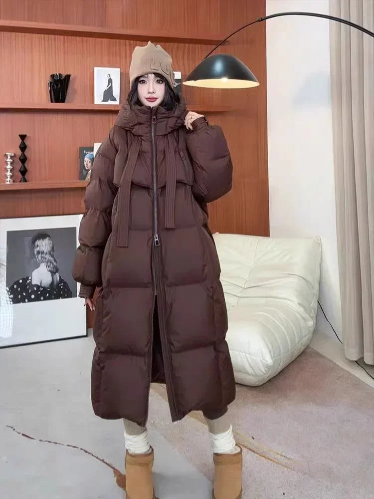 Coara-Langer Wintermantel Damen