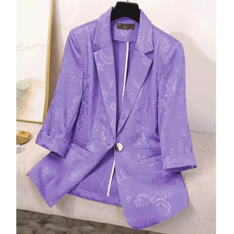 Ryann– Damenjacke mit Dreiviertelärmel und stilvollem Design