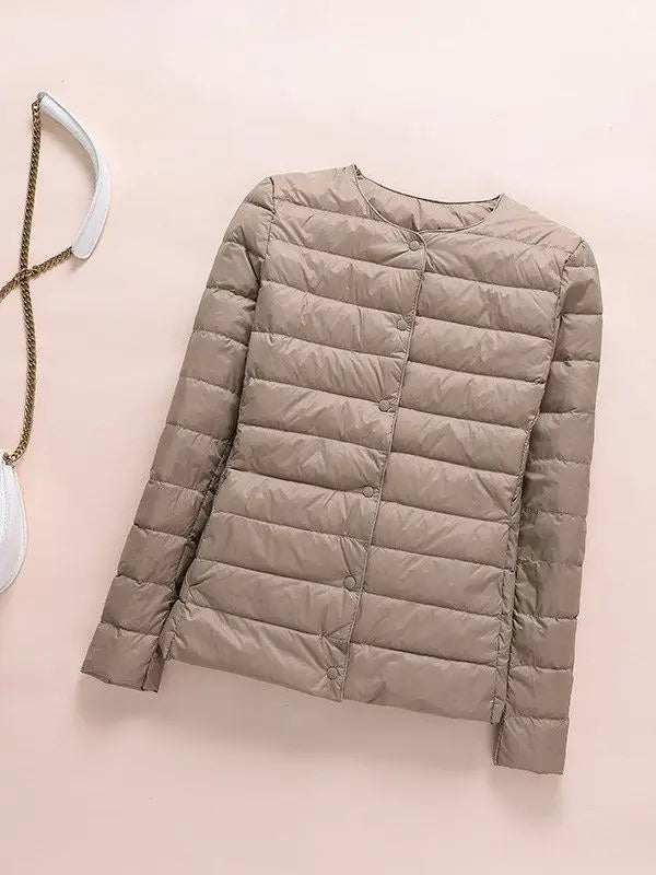 Chiara-Ultraleichte Daunenjacke für Damen