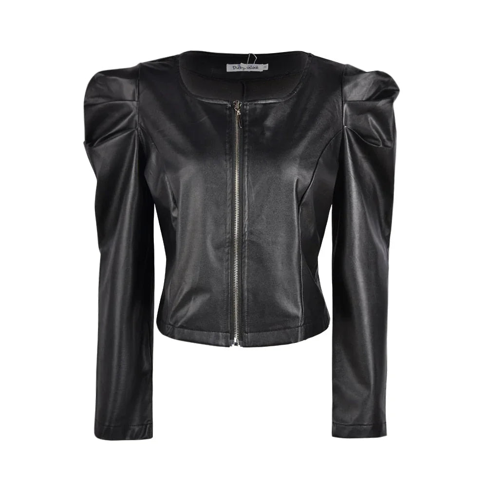Klarisse – Klassische Kurzlederjacke für Damen