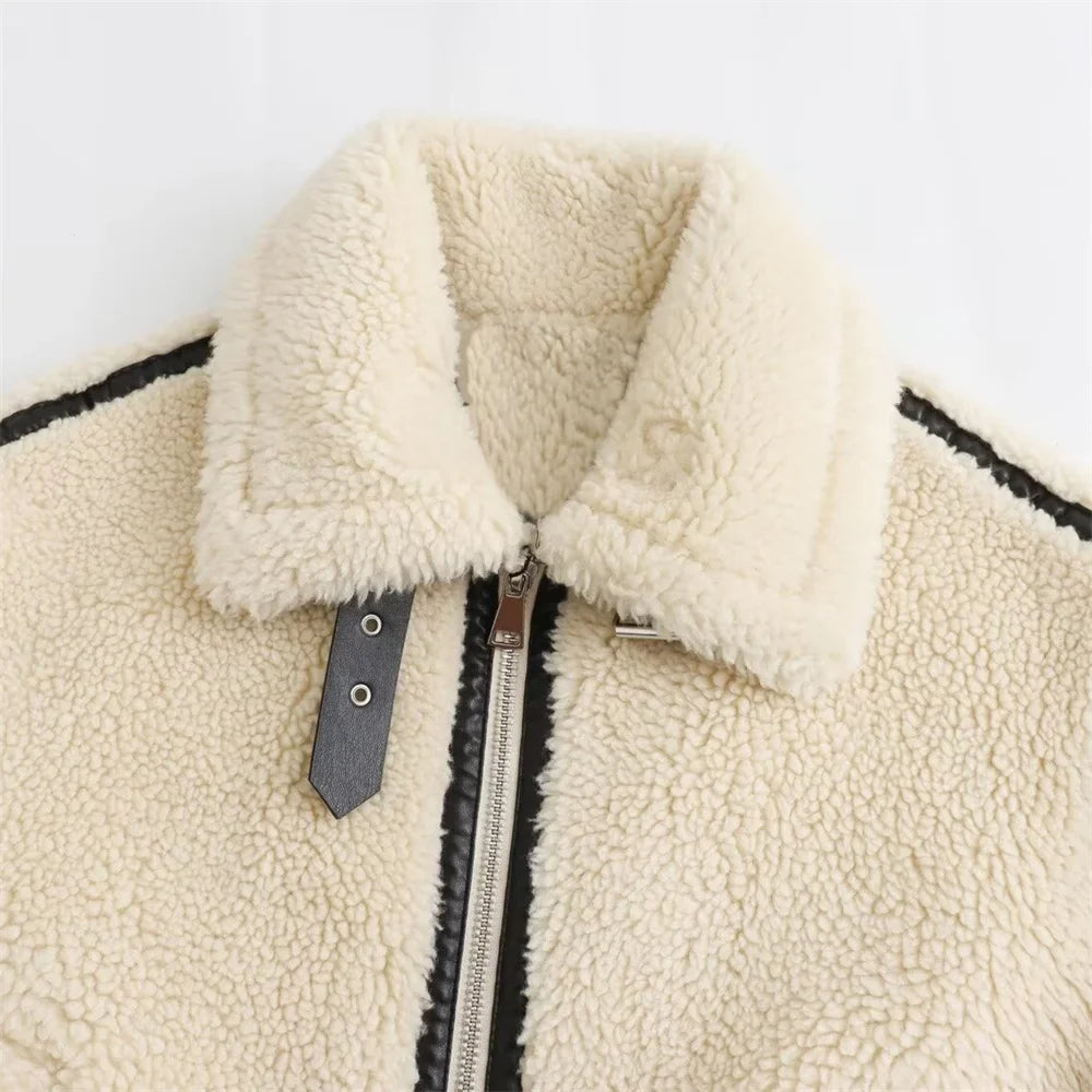 Howlan– Damenjacke mit Kunstfelleffekt für Herbst und Winter