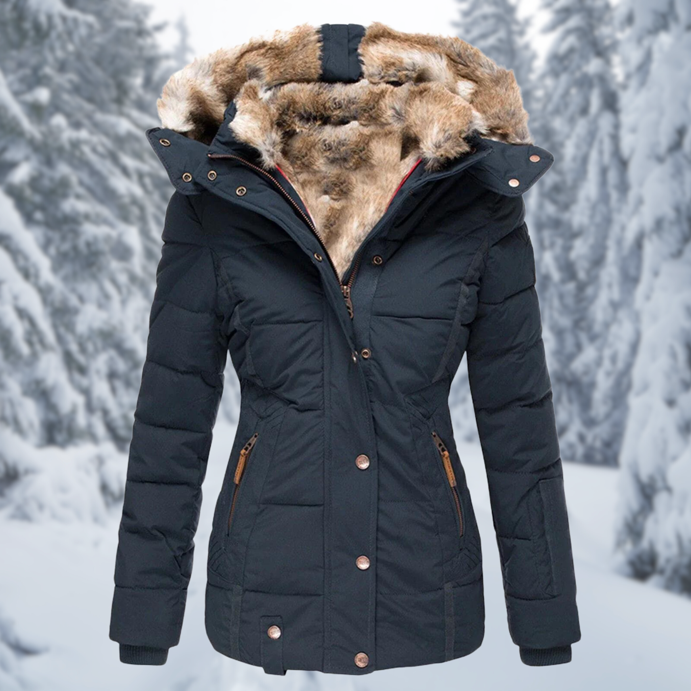 Eliana - Elegante Winterjacke für Herbst und Winter für Damen