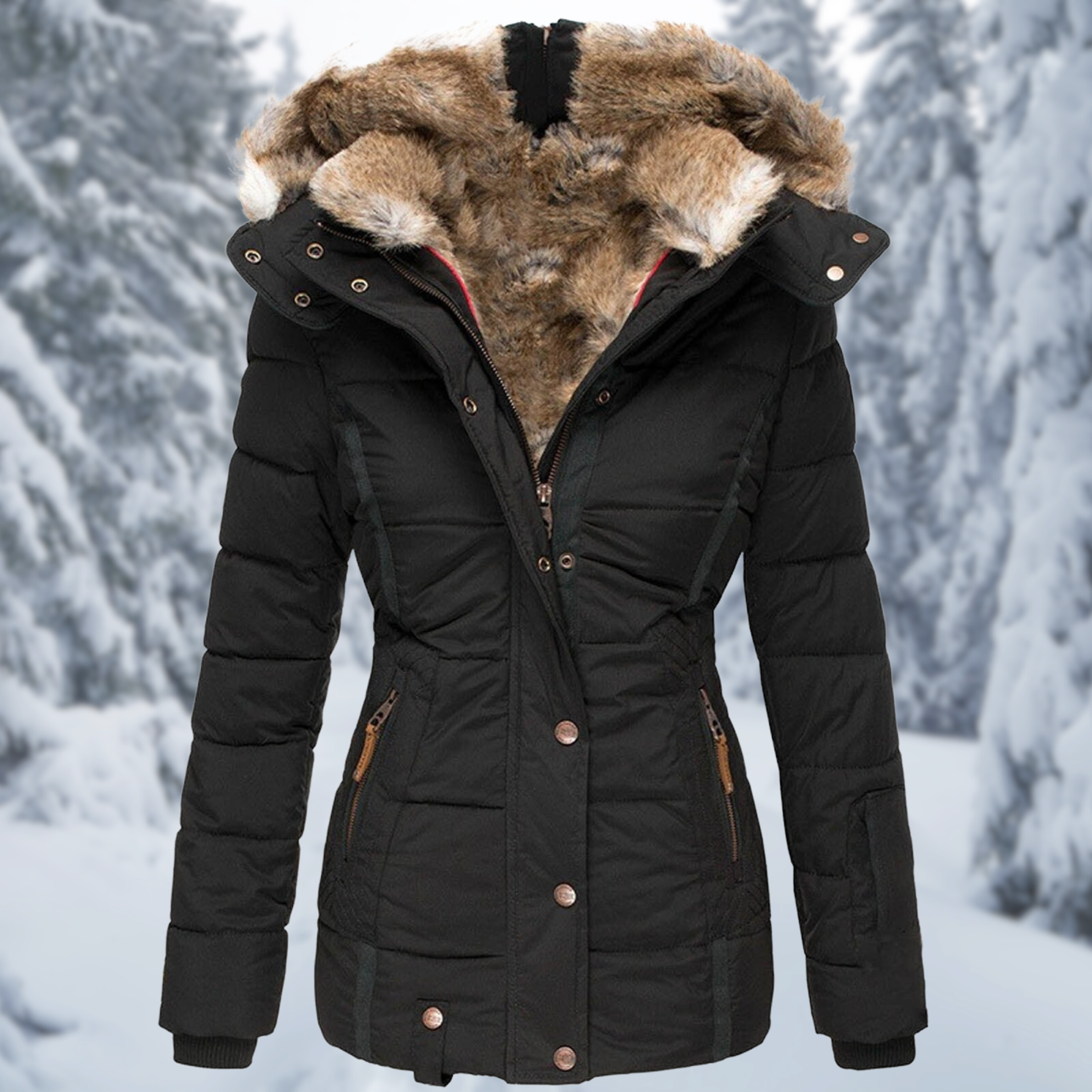 Eliana - Elegante Winterjacke für Herbst und Winter für Damen
